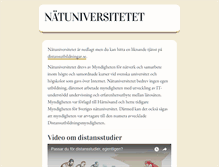 Tablet Screenshot of netuniversity.se